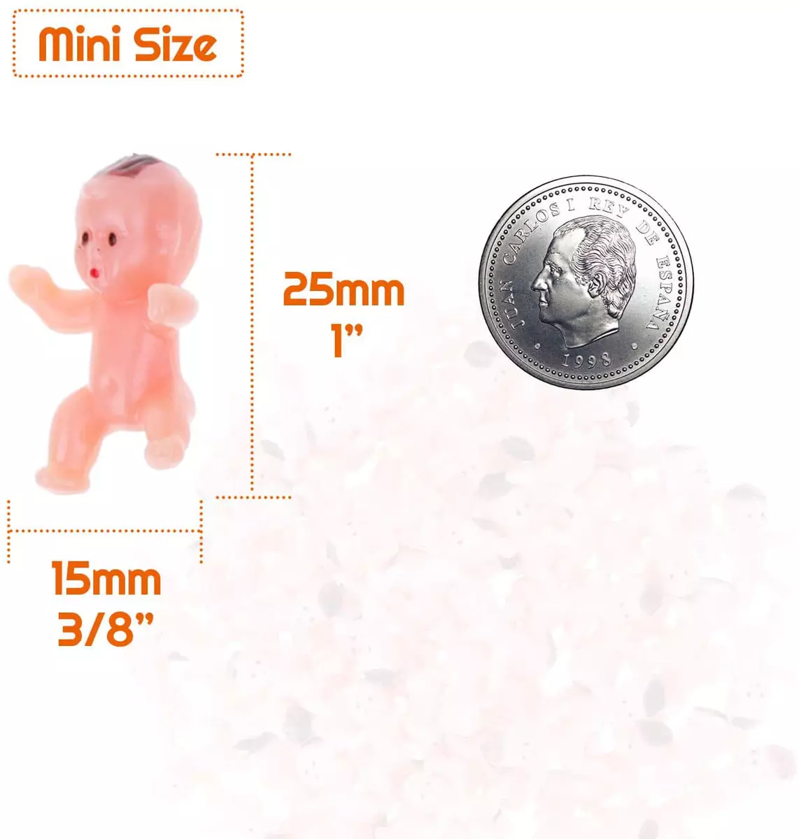 Small Plastic Babies- King Cake Baby – Christy Marie's