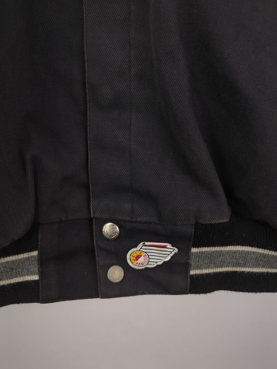 VTG 1990s JEFF HAMILTON x LOS ANGELES KINGS Mens Sz L Jacket VTG 1990s JEFF HAMILTON x LOS ANGELES KINGS Mens Sz L Jacket