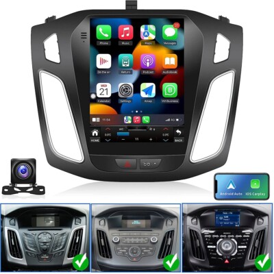 Car Radio Stereo Carplay For 2012-2018 Ford Focus 4+64G 9.7in Car Player