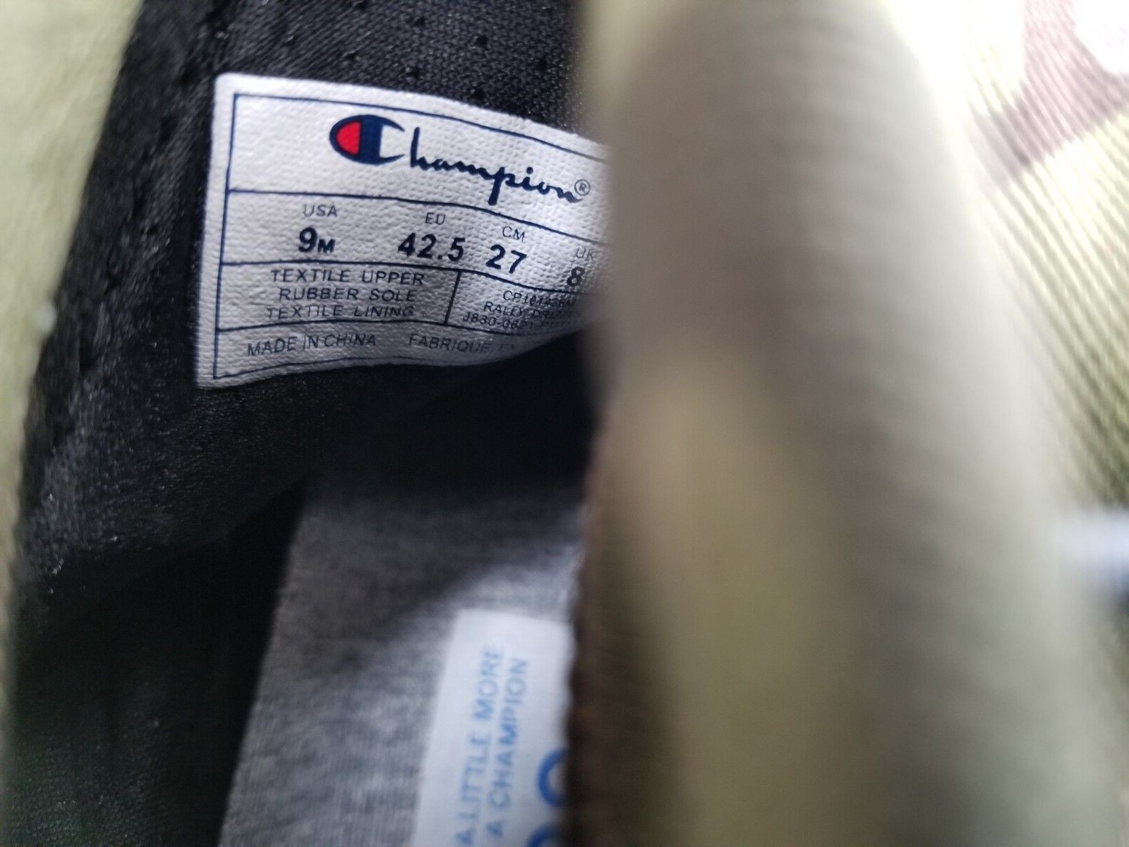 CHAMPION Camo Rally Drizzle Draw String Water Resistant Comfy Booties Men's Sz9