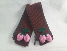 Handle Cover Crochet Handmade for LV SPEEDY 25 3035 ALMA GORGEOUS Dark Brown