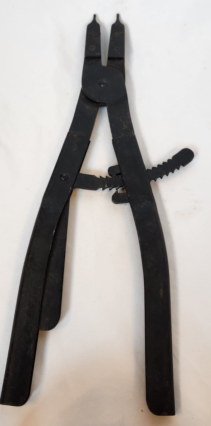 Vintage Waldes Truarc 16" Heavy Duty Ratcheting Snap Ring Pliers W/ No