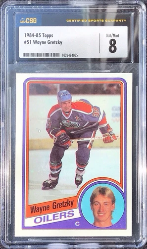 1984 1985 Topps Wayne Gretzky CSG CGC 8 #51