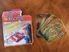 VINTAGE Etch A Sketch 1981 Games  Puzzles Pack - Complete 19 Fun Screens