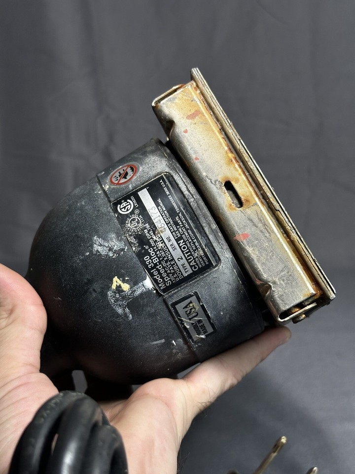 Porter Cable SpeedBloc Palm Sander Model 330 Made In USA WORKS eBay
