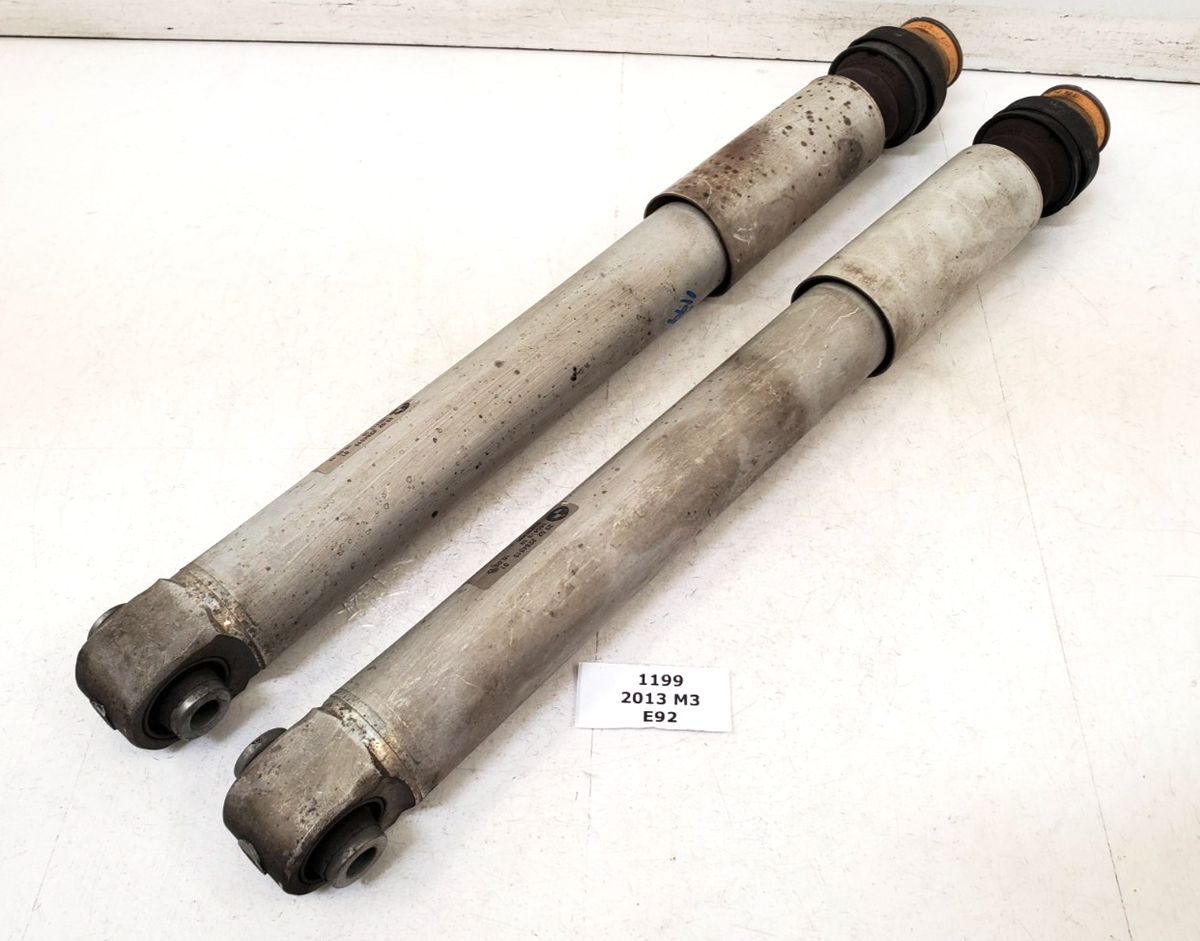✓11-13 OEM BMW E92 M3 Rear Suspension Shock Absorber EDC SET