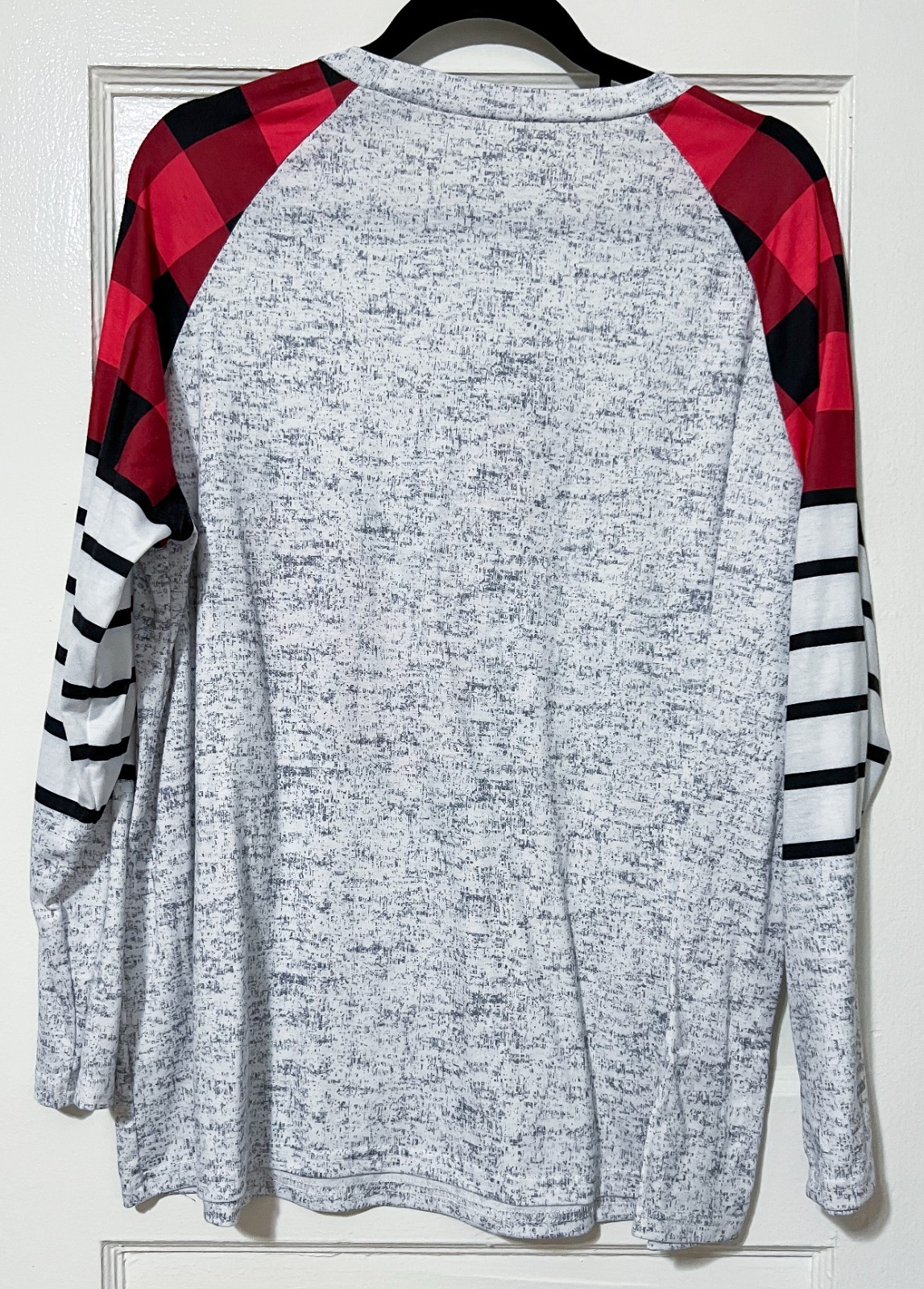 Womens Double Heart Patchwork Design Stretch Long… - image 2