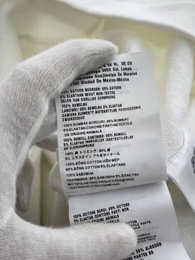 PRADA/22SS/Oversized Cotton Jersey Hoodie/L/WHT/UJL12A S221 10l0// thumbnail 5