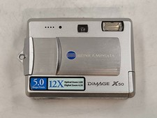 Konica Minolta Dimage X50 5MP 12x Optical Zoom Camera Refurbished Silver