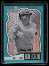 2021 Panini Prizm #OS-1 Babe Ruth Old School Carolina Blue Prizm