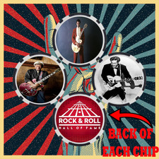 CHUCK BERRY #4 - ROCK & ROLL HALL OF FAME - COLLECTABLE COIN SET (3)