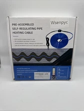 Pipe Heat Tape for Water Pipe Freeze Protection Constant Wattage 12ft