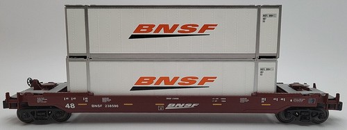 MTH 30-4206C calibre O BNSF Husky Stack coche #238590 LN | Condition: Used