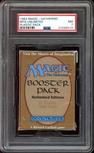FACTORY SEALED PSA 7 Unlimited MTG/Magic Booster Pack ~ Black Lotus/Mox/Time?