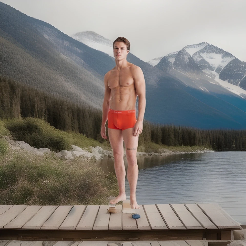 Baúl Calvin Klein NB3539801 Modern Performance tiro bajo naranja pequeño $36 Foto 3 de 3