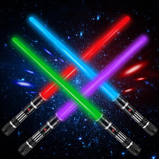 4 Pack 4 Colors Light up LED Sword, Light Swords with FX Sound Motion Sensitive