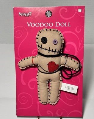 Spirit Halloween Voodoo Doll Plush Stuffed Animal Decoration Prop