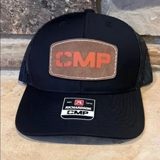 CMP Civilian Marksmanship Program Black and Brown Trucker Hat