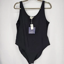 New Gap Women's Black  Comfort  Bodysuit Size L NWT