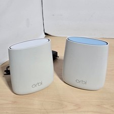 Netgear Orbi RBR20 WiFi 5 Tri-Band Router and RBS20 Add-On Satellite