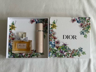 Dior Miss Dior Eau de Parfum Gift Set 50ml + 10ml Refillable Travel Spray NEW