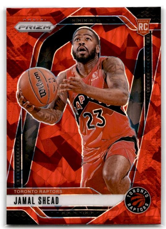 2024-25 Panini Prizm #241 Jamal Shead Red Ice Raptors
