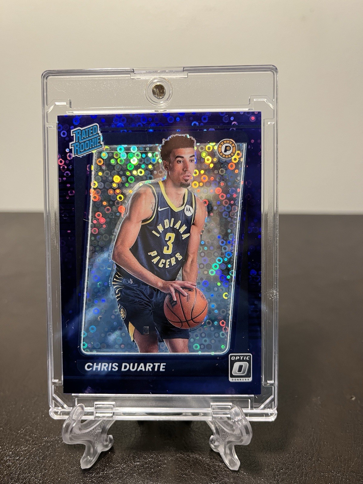 2021 NBA Optic Purple Fast Break Prizm # /95 Chris Duarte #173 Rated Rookie RC