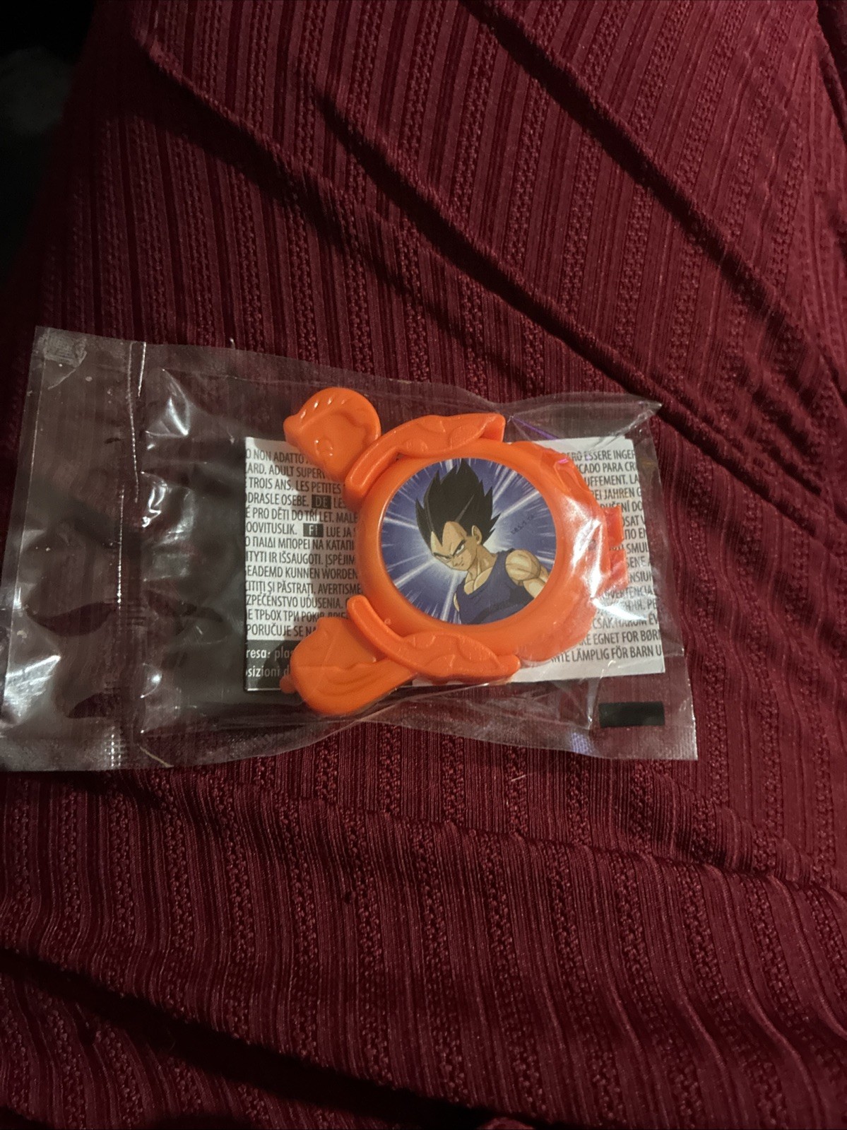 Juguete raro Dragon Ball Z Vegeta de huevo de Pascua