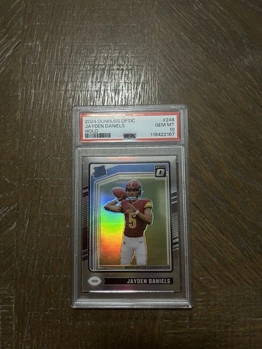 2024 Panini Donruss Optic Rated Rookie Jayden Daniels #248 Holo (RC) PSA 10