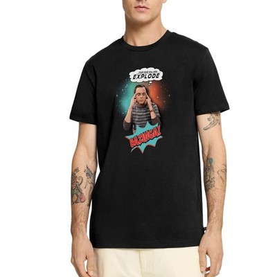The Big Bang Theory Sheldon Head Will Explode Männer Premium Bio T-Shirt