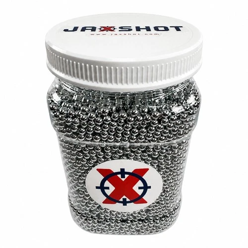 10,000 Silver Zinc Plated Metal BBS 4.5mm (.177 Cal) - Jaxshot (BC Precision)