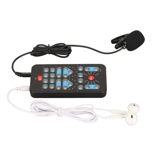 Handheld Voice Changer ABS Portable Multifunctional Sound Disguiser With 8 S NEW - Afbeelding 10 van 12