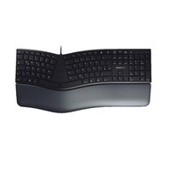 Cherry Kc 4500 Ergo, Tastatur, Standard, Sonstiges, Kabelgebunden, Schwarz