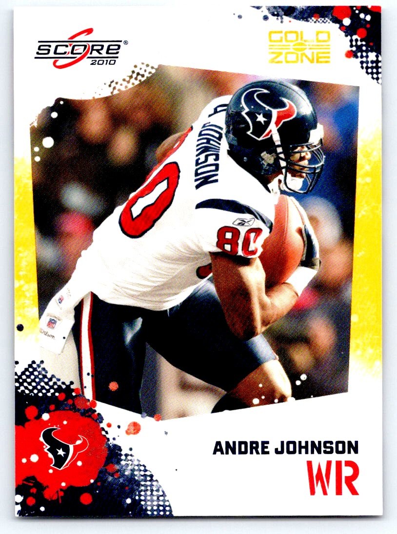 2010 Score #112 Andre Johnson Gold Zone #/299