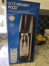 SodaStream Fizzi  (Black) with CO2 and BPA Bottle (2 included)