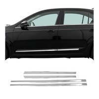 SeitentüRleiste TüRleisten TüRschutzleiste FüR Skoda Octavia 2012-2021 Chrom 4X