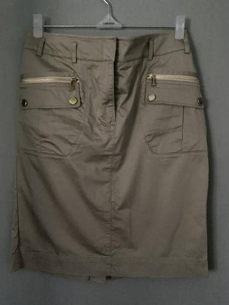 Women Henry Cotton'S Skirt Beige Cotton 48 / 4XL /
