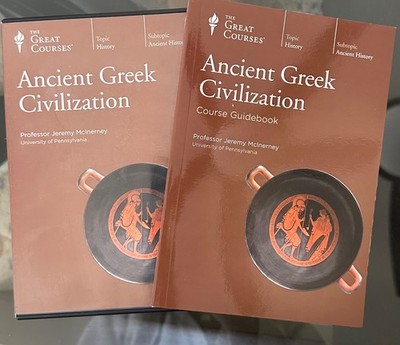 The Great Courses Ancient Greek Civilization DVD + Guidebook Jeremy McInerney