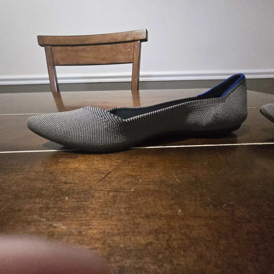 Rothy’s The Point Gray/Black Women US 9.5 Luxury Ballet Flats - Image 4 of 4