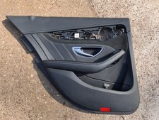 Mercedes W205 AMG C63 Türpappe Türverkleidung Leder Hinten Links Limousine 