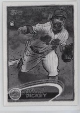 2025 Topps Shoebox Treasures 2012 Topps Grayscale Filter /75 RA Dickey #90 qf6