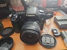 Canon EOS 30D SLR DS126131 Black Digital Camera With Accesories And Bag