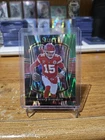 2025 Panini Select Patrick Mahomes II Premier Level Black/Green Shock