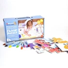 Micador Early StART Puzzletivities Floor Puzzle with 8 Tri-Grip Crayons – 60-Pie