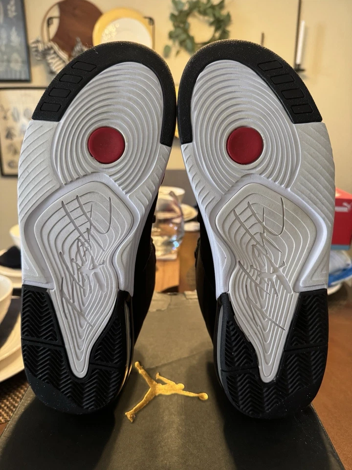 Jordan Flight Origin 3 Negro/Gimnasio-Rojo/Blanco Talla 11.5 820245-001 Nuevo Con Caja|¡Limpio! Foto 3 de 4