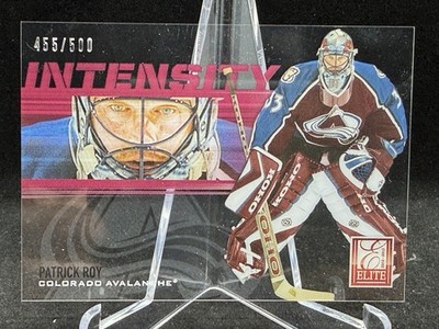 Patrick Roy Panini Elite 2012-13 Romkie Anthology Intensity I-8 455/500