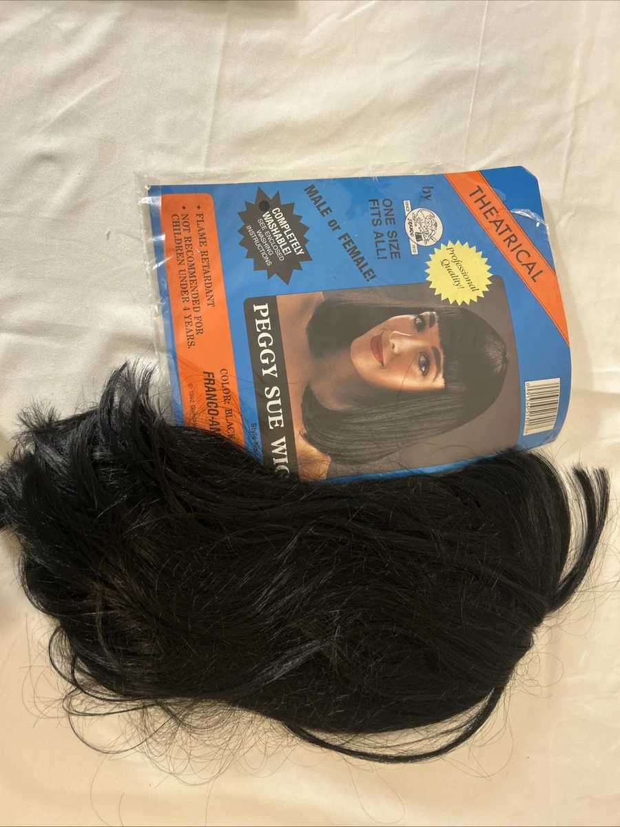 Peluca Oriental Para Mujer Con Palillos – Negra, Larga Media, Ideal Para Disfraces Y Fiestas Temáticas (Smiffys)