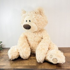 GUND Philbin Teddy Bear 16" Plush Floppy Beige Stuffed Lovey 319927