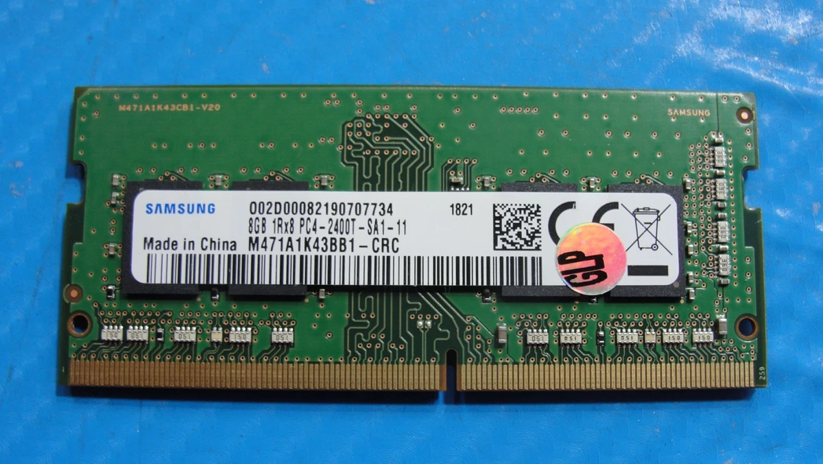 Samsung PC4-19200 (DDR4-2400) Bus Speed Computer RAM 8 GB Total