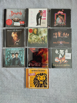 Konvolut Filmmusiken/Musical 10CD, z.B. Sherlock Holmes,Dracula,Pretty Woman